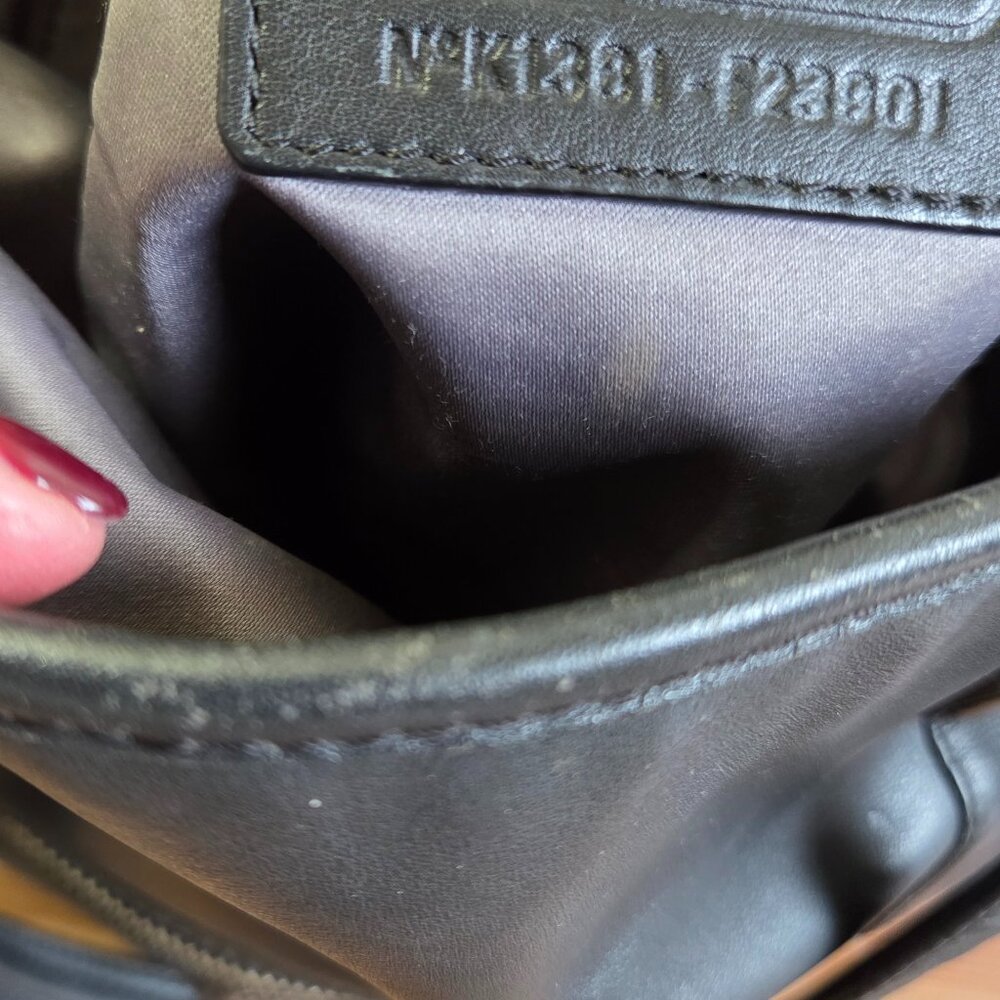 Coach Daisy Mia Black Leather Crossbody Bag Purse - Picture 13 of 16